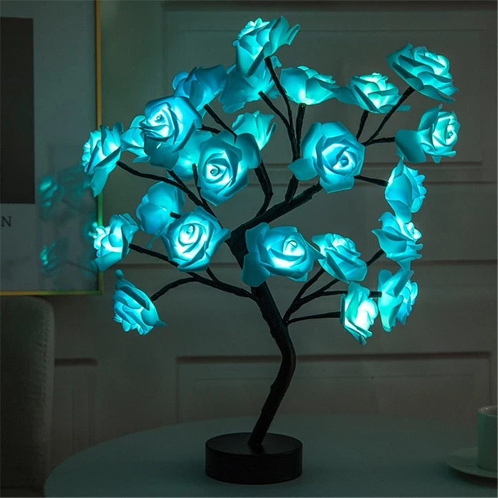 Glow Tree - Rozen Bonsai Tafellamp