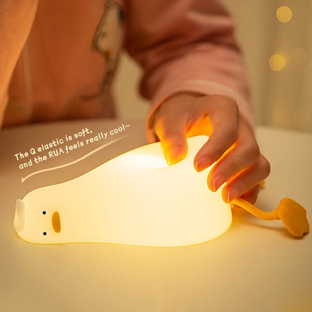 Glowing Quack - LED Squishy Eend Lamp