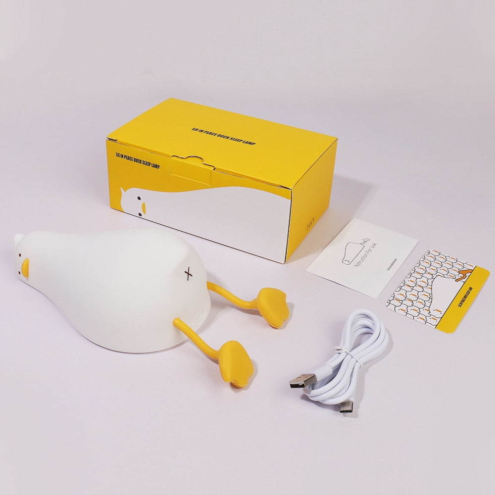 Glowing Quack - LED Squishy Eend Lamp