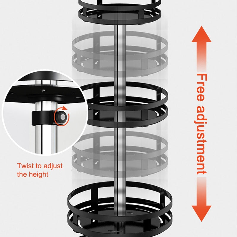 Spin Mate - 360° Draaibaar Multifunctioneel Opbergrek