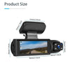 Vecasa - 170° Groothoek Dashcam Met 1080p Dubbele Lens