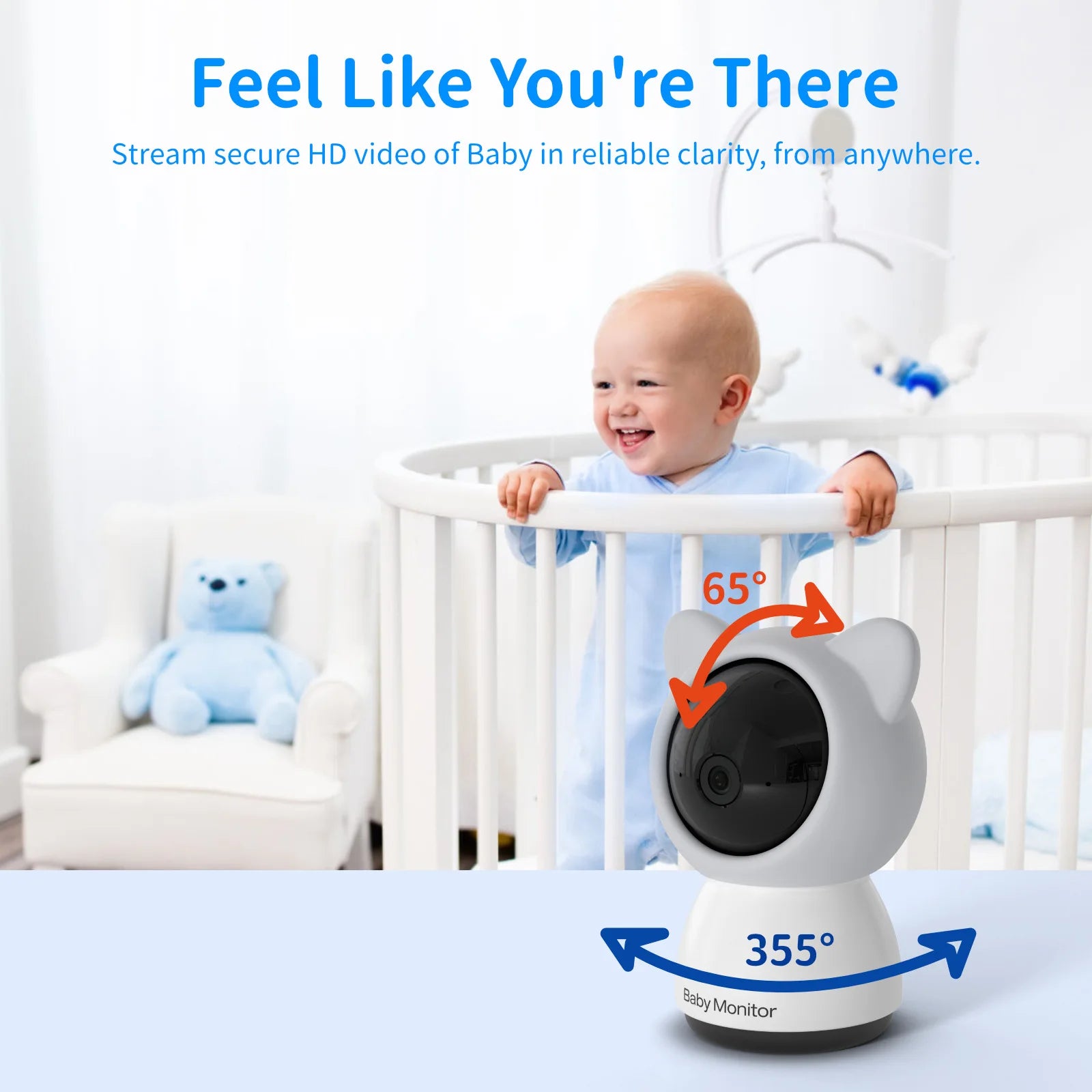 Peekaview - 5" Babyfoon HD Camera