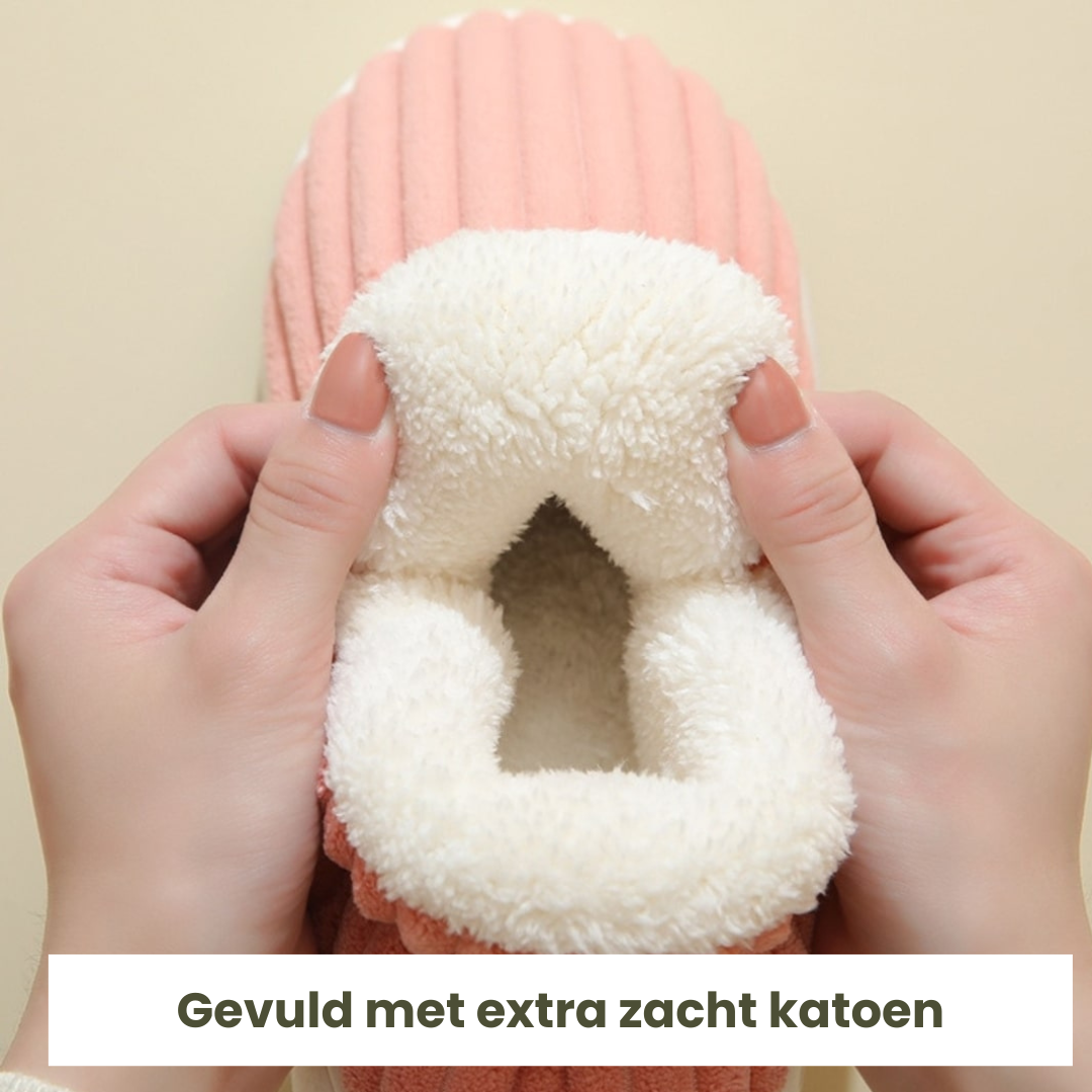 WarmFeet | Warm gevoerde pantoffels l 1+1 GRATIS