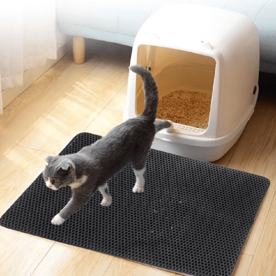 De perfecte Kattenbak Mat l Geen katten korrels meer!