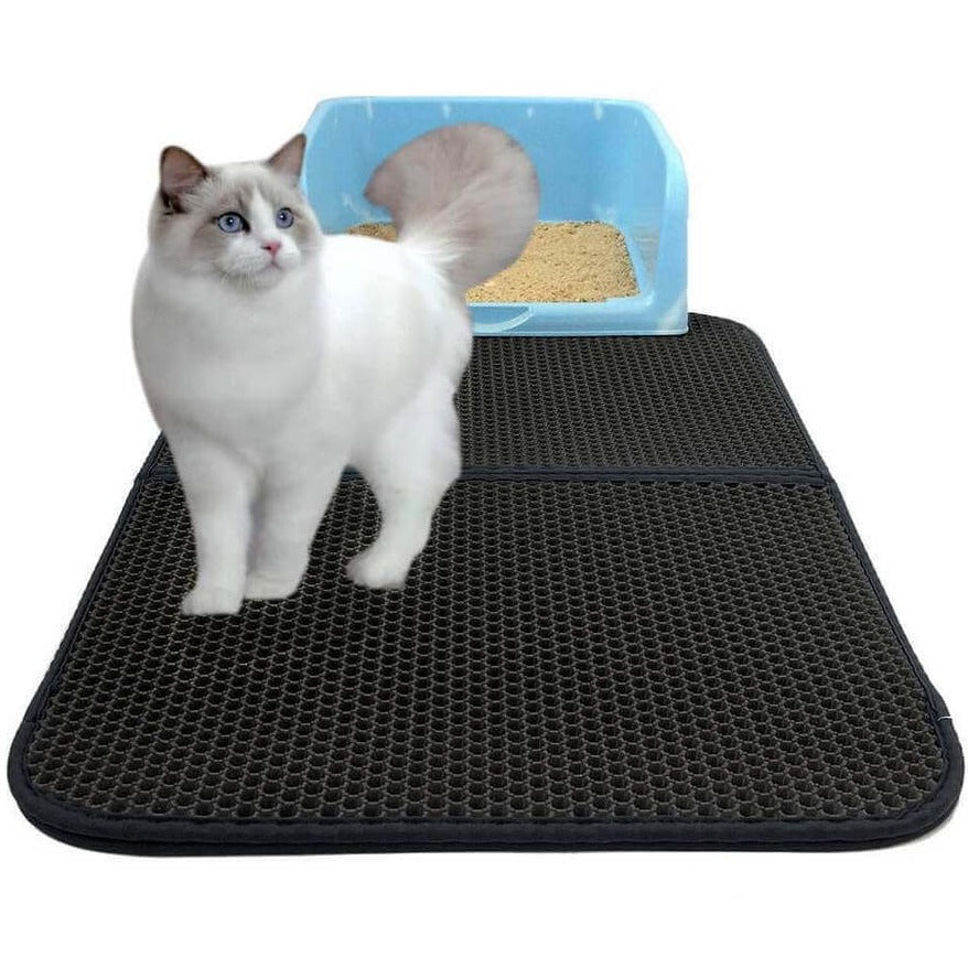 De perfecte Kattenbak Mat l Geen katten korrels meer!